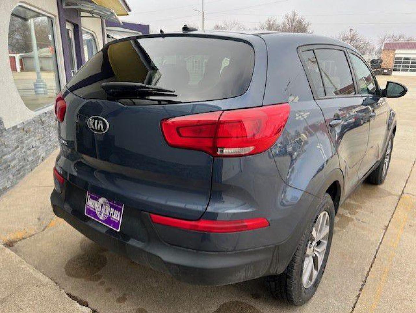 2016 BLUE KIA SPORTAGE LX (KNDPB3AC2G7) with an 2.4L engine, Automatic transmission, located at 1100 W. Sheridan Ave., Shenandoah, 51601, (712) 246-1600, 40.765678, -95.388817 - Photo#1