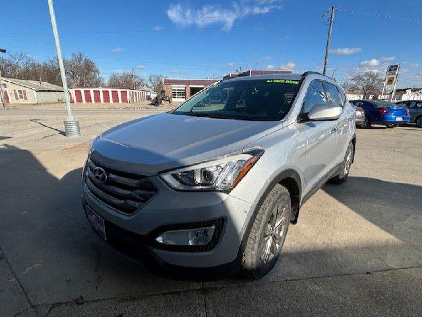 2016 SILVER HYUNDAI SANTA FE SPORT (5XYZUDLB5GG) with an 2.4L engine, Automatic transmission, located at 1100 W. Sheridan Ave., Shenandoah, 51601, (712) 246-1600, 40.765678, -95.388817 - Photo#0