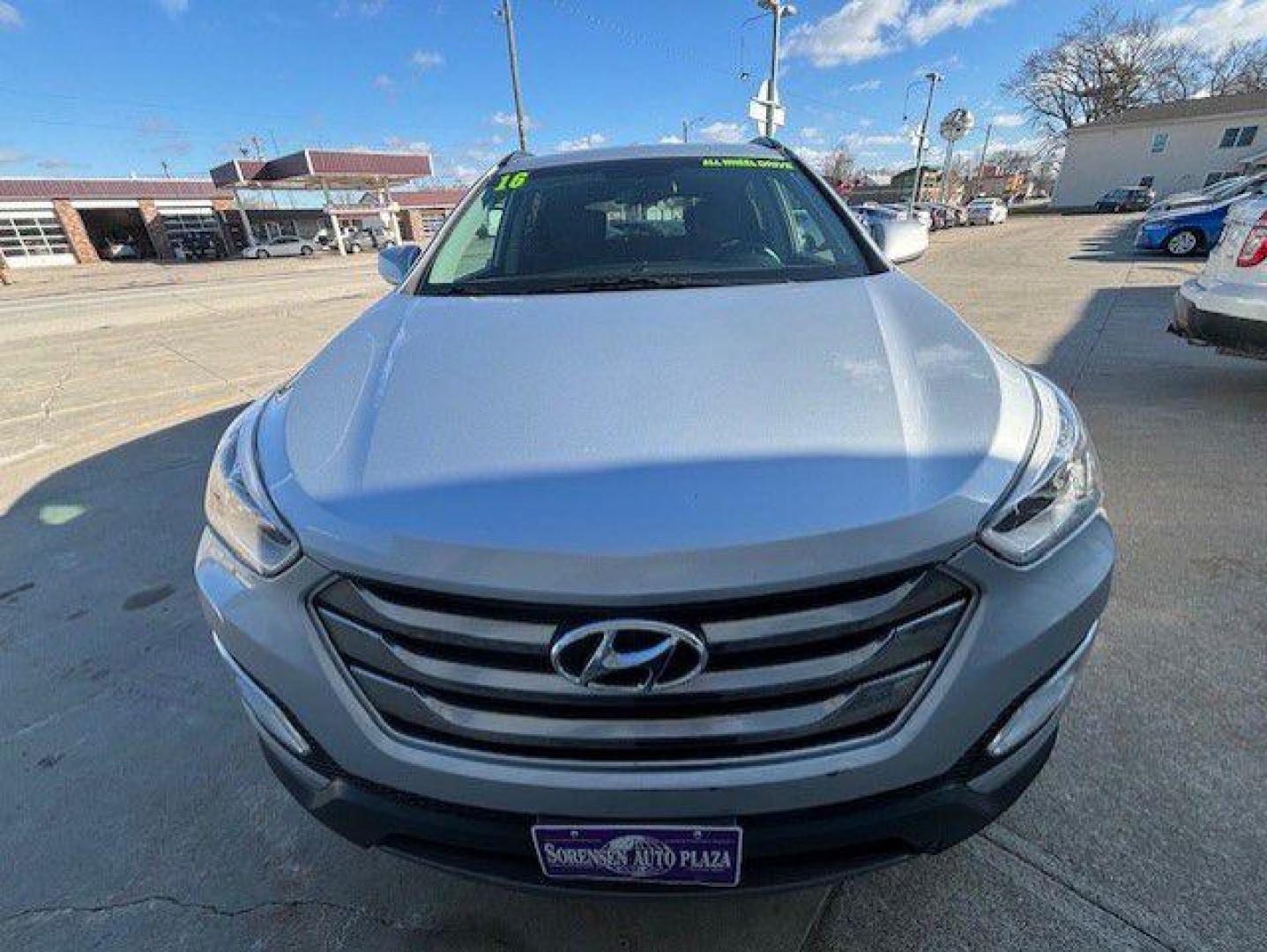 2016 SILVER HYUNDAI SANTA FE SPORT (5XYZUDLB5GG) with an 2.4L engine, Automatic transmission, located at 1100 W. Sheridan Ave., Shenandoah, 51601, (712) 246-1600, 40.765678, -95.388817 - Photo#7