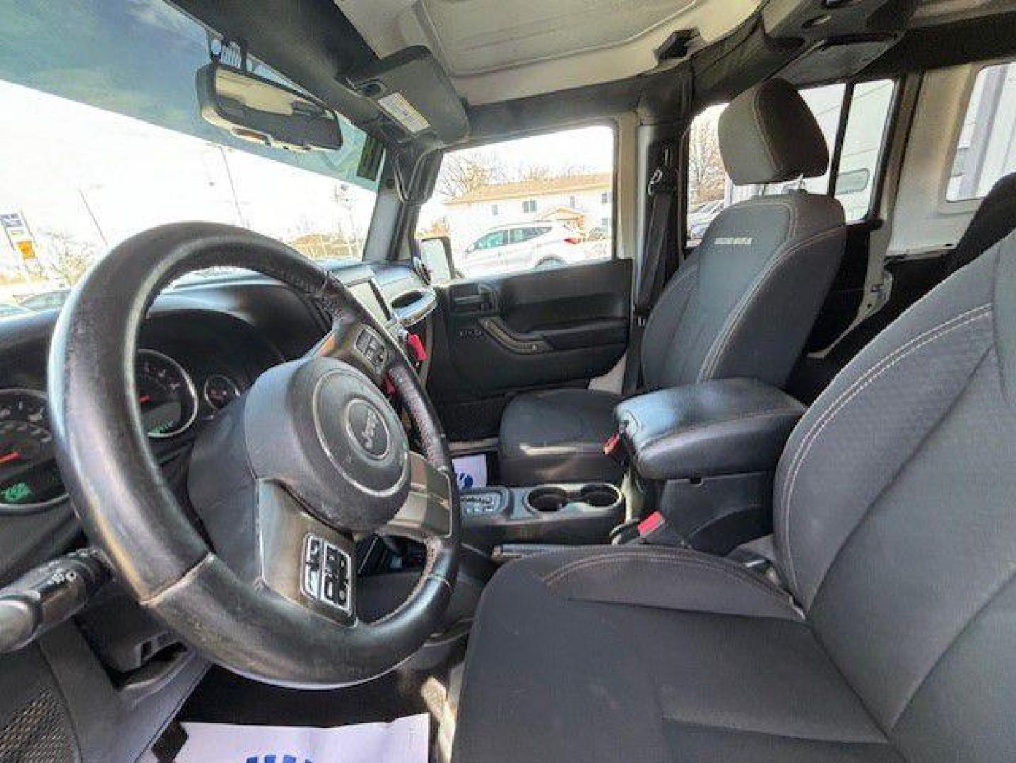 2018 BEIGE JEEP WRANGLER UNLIMI SPORT (1C4BJWDGXJL) with an 3.6L engine, Automatic transmission, located at 1100 W. Sheridan Ave., Shenandoah, 51601, (712) 246-1600, 40.765678, -95.388817 - Photo#3