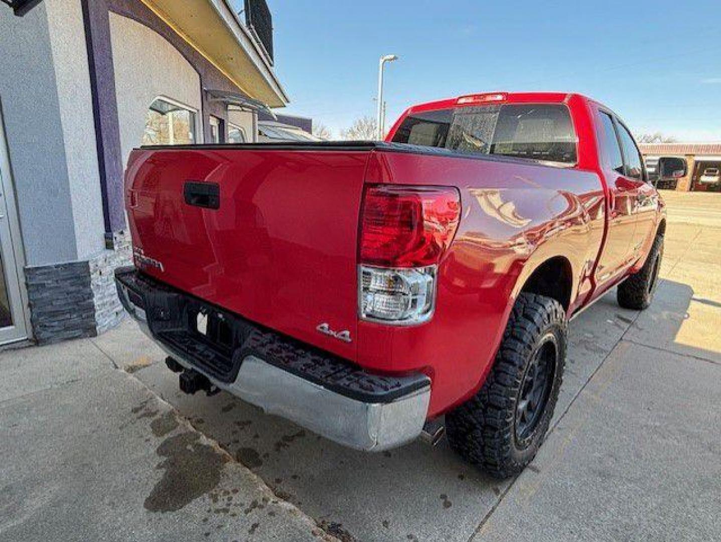 2012 RED TOYOTA TUNDRA DOUBLE CAB SR5 (5TFUM5F14CX) with an 4.6L engine, Automatic transmission, located at 1100 W. Sheridan Ave., Shenandoah, 51601, (712) 246-1600, 40.765678, -95.388817 - Photo#1