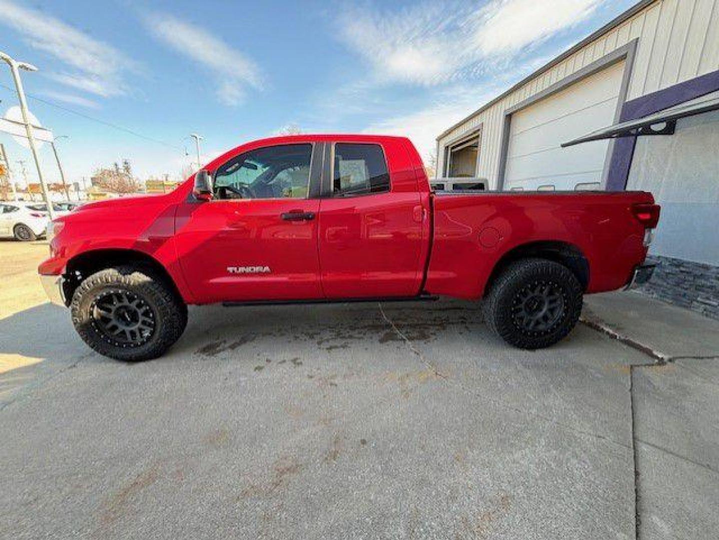 2012 RED TOYOTA TUNDRA DOUBLE CAB SR5 (5TFUM5F14CX) with an 4.6L engine, Automatic transmission, located at 1100 W. Sheridan Ave., Shenandoah, 51601, (712) 246-1600, 40.765678, -95.388817 - Photo#2