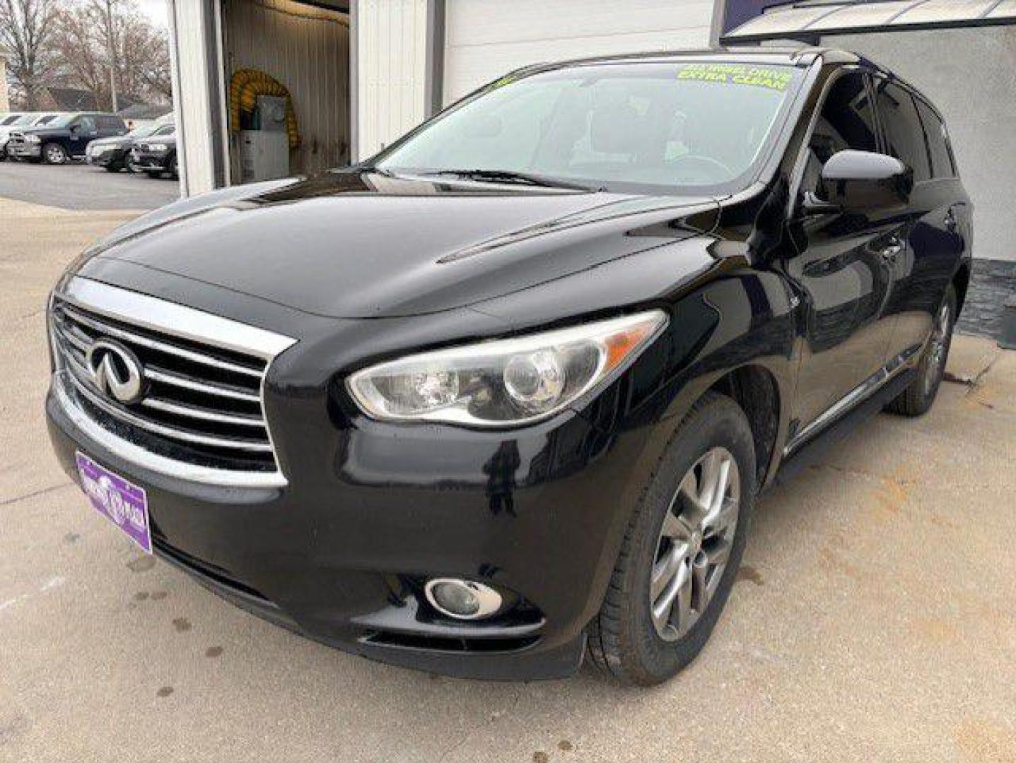 2014 BLACK INFINITI QX60 (5N1AL0MMXEC) with an 3.5L engine, Continuously Variable transmission, located at 1100 W. Sheridan Ave., Shenandoah, 51601, (712) 246-1600, 40.765678, -95.388817 - Photo#0