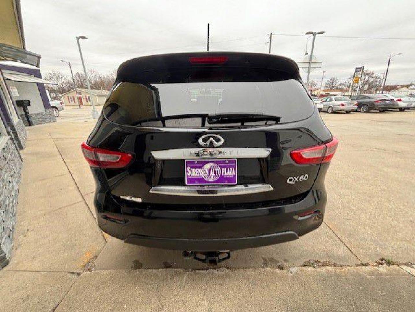 2014 BLACK INFINITI QX60 (5N1AL0MMXEC) with an 3.5L engine, Continuously Variable transmission, located at 1100 W. Sheridan Ave., Shenandoah, 51601, (712) 246-1600, 40.765678, -95.388817 - Photo#7