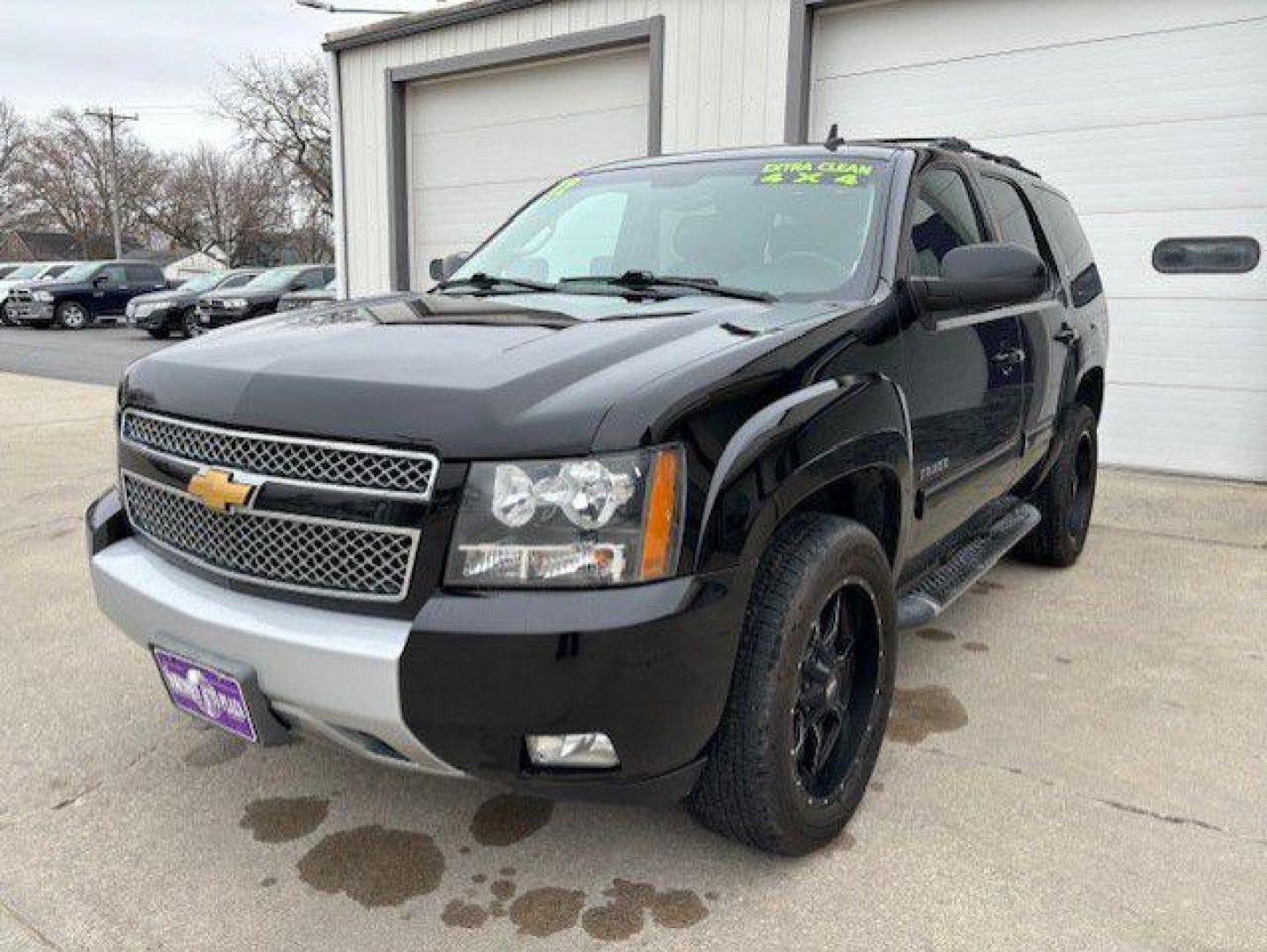 2012 BLACK CHEVROLET TAHOE 1500 LT (1GNSKBE02CR) with an 5.3L engine, Automatic transmission, located at 1100 W. Sheridan Ave., Shenandoah, 51601, (712) 246-1600, 40.765678, -95.388817 - Photo#0