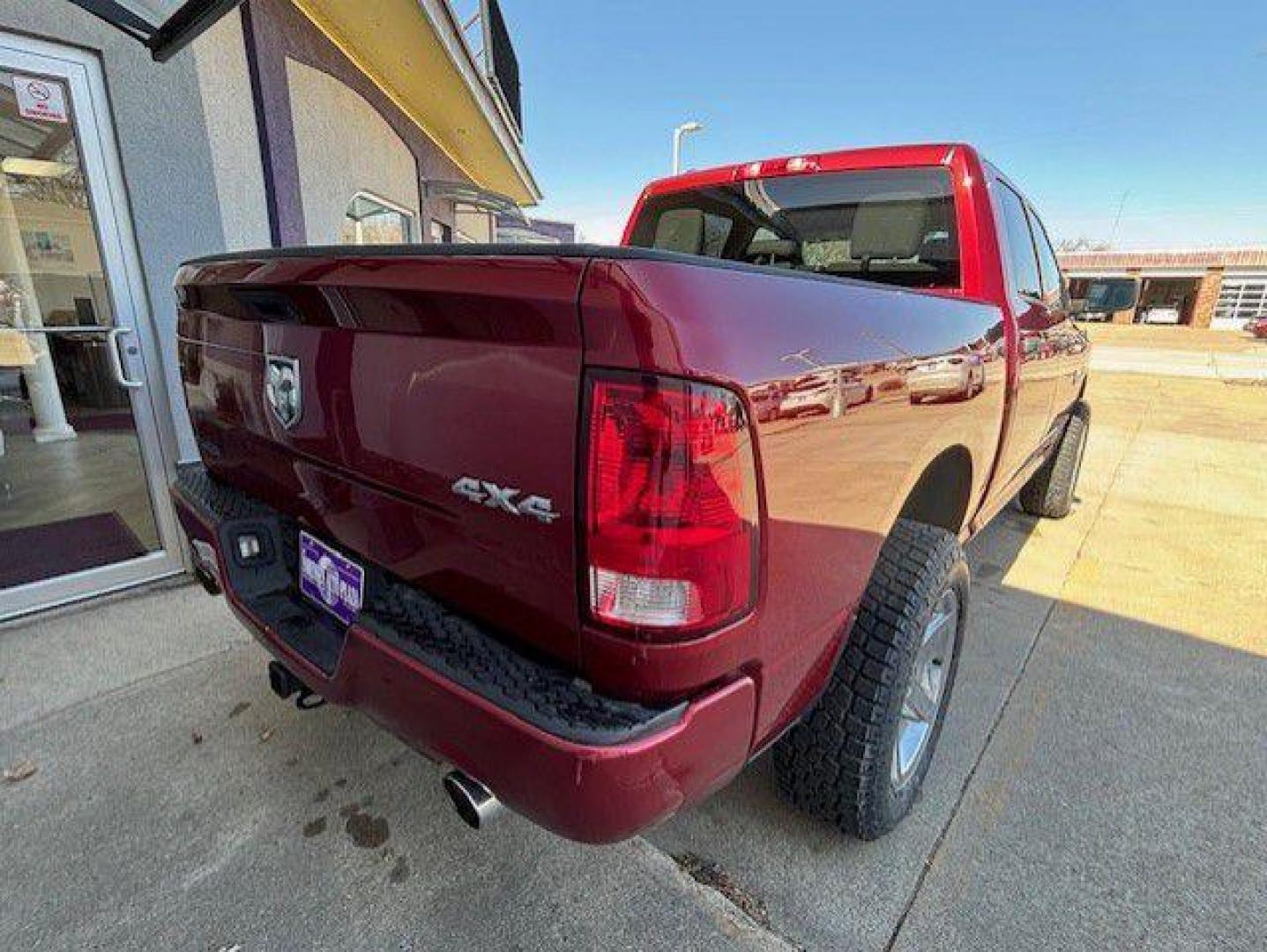 2014 MAROON RAM 1500 TRADESMAN (1C6RR7KT6ES) with an 5.7L engine, Automatic transmission, located at 1100 W. Sheridan Ave., Shenandoah, 51601, (712) 246-1600, 40.765678, -95.388817 - Photo#1