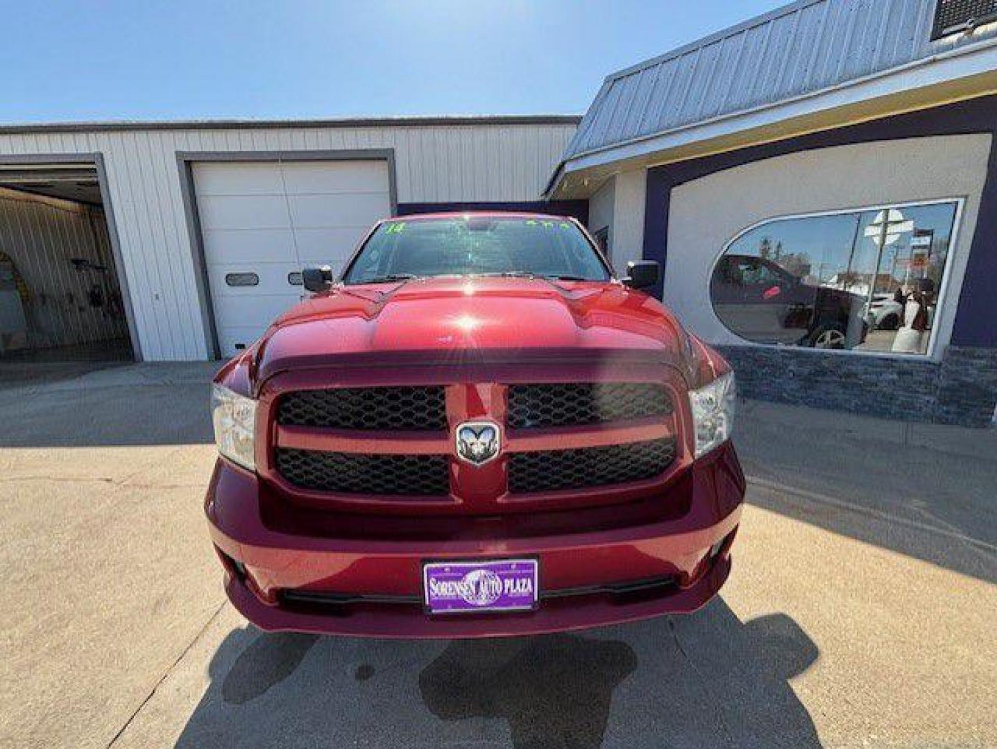 2014 MAROON RAM 1500 TRADESMAN (1C6RR7KT6ES) with an 5.7L engine, Automatic transmission, located at 1100 W. Sheridan Ave., Shenandoah, 51601, (712) 246-1600, 40.765678, -95.388817 - Photo#6