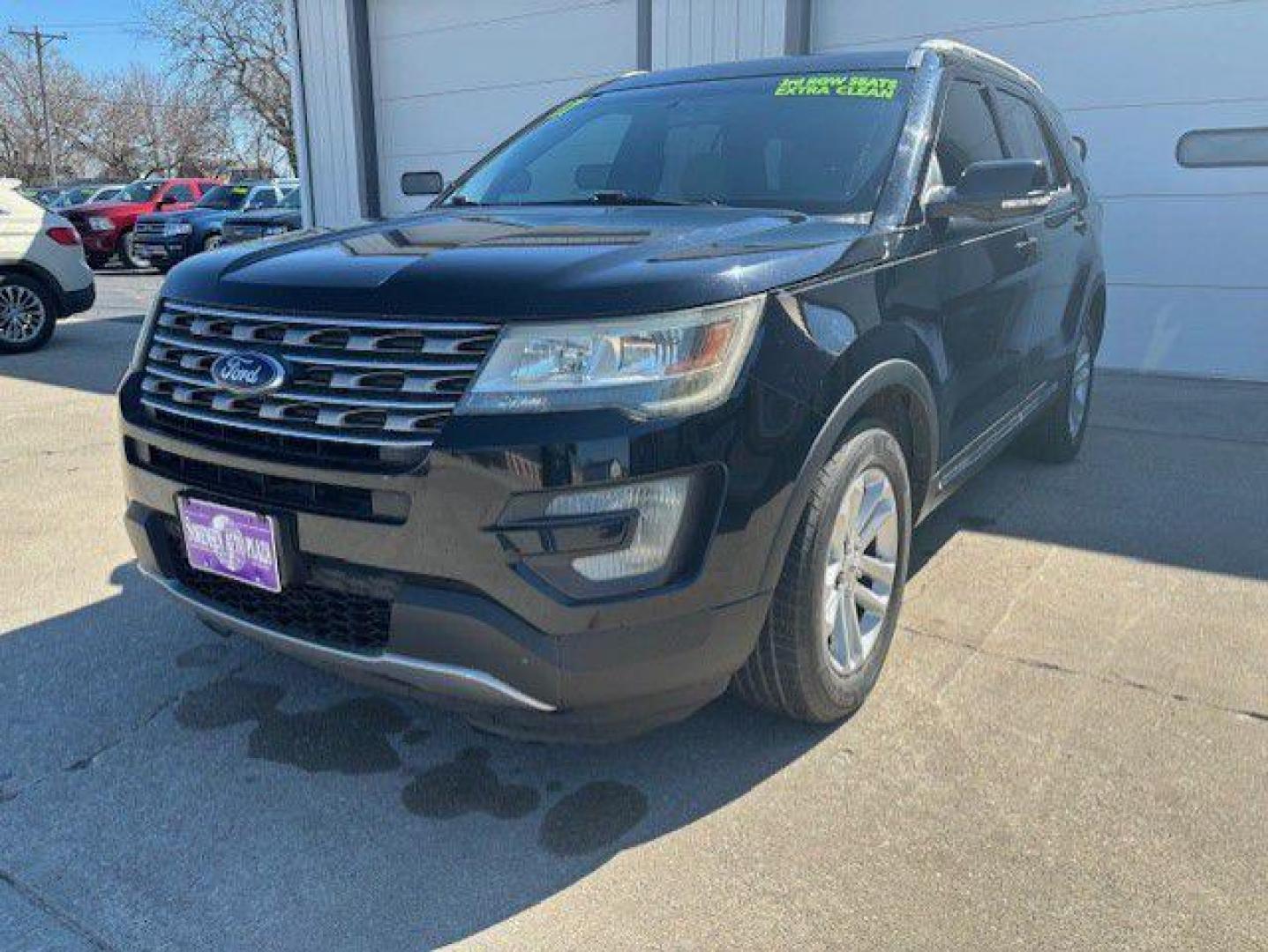 2017 BLACK FORD EXPLORER XLT (1FM5K7D88HG) with an 3.5L engine, Automatic transmission, located at 1100 W. Sheridan Ave., Shenandoah, 51601, (712) 246-1600, 40.765678, -95.388817 - Photo#0