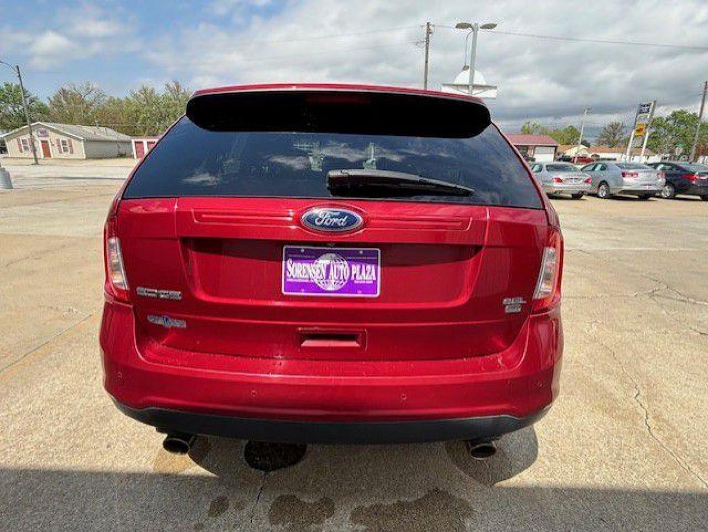 2014 RED FORD EDGE SEL (2FMDK4JC9EB) with an 3.5L engine, Automatic transmission, located at 1100 W. Sheridan Ave., Shenandoah, 51601, (712) 246-1600, 40.765678, -95.388817 - Photo#3