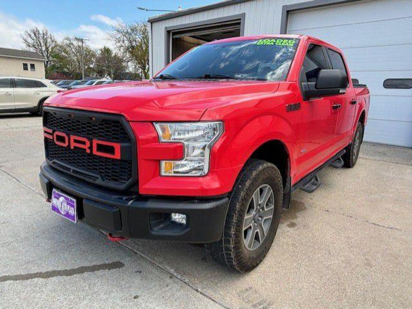 2016 RED FORD F150 SUPERCREW (1FTEW1EG4GK) with an 3.5L engine, Automatic transmission, located at 1100 W. Sheridan Ave., Shenandoah, 51601, (712) 246-1600, 40.765678, -95.388817 - Photo#0