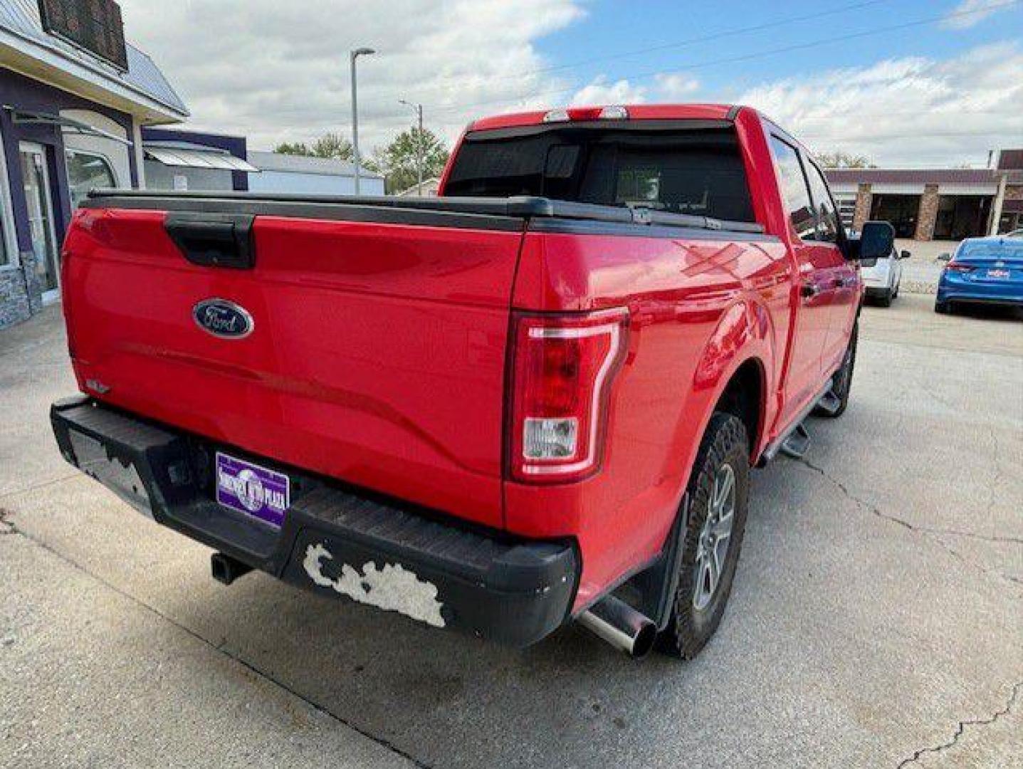 2016 RED FORD F150 SUPERCREW (1FTEW1EG4GK) with an 3.5L engine, Automatic transmission, located at 1100 W. Sheridan Ave., Shenandoah, 51601, (712) 246-1600, 40.765678, -95.388817 - Photo#1