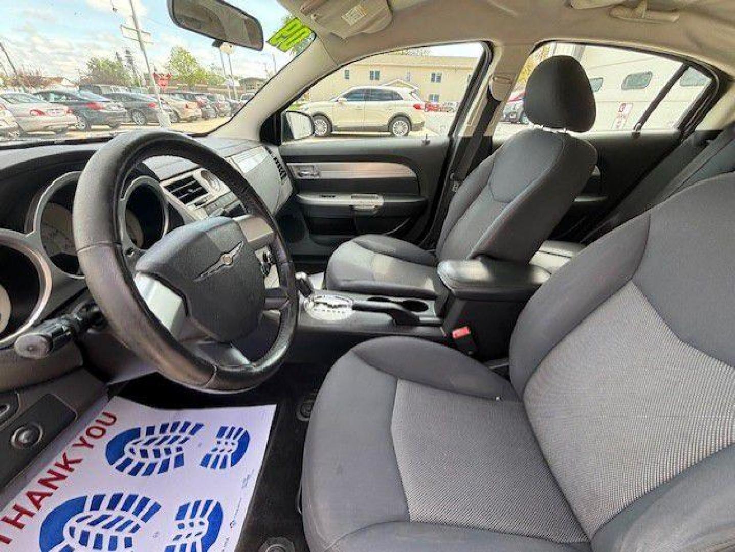 2009 WHITE CHRYSLER SEBRING TOURING (1C3LC56B19N) with an 2.4L engine, Automatic transmission, located at 1100 W. Sheridan Ave., Shenandoah, 51601, (712) 246-1600, 40.765678, -95.388817 - Photo#3