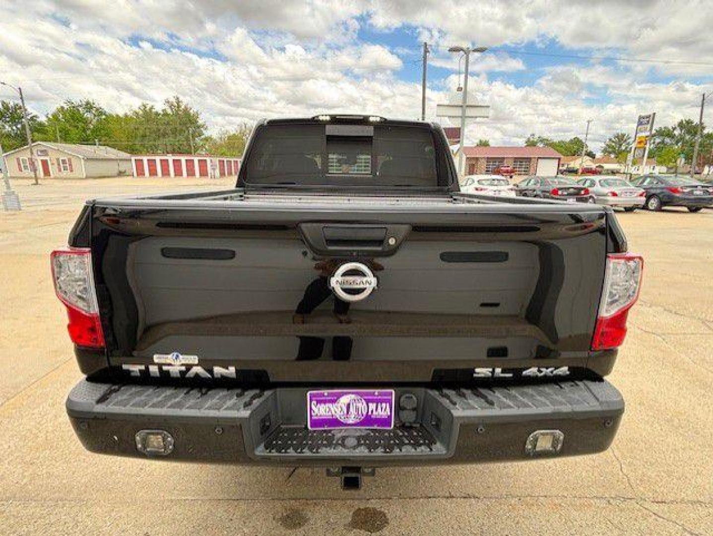 2017 BLACK NISSAN TITAN SV (1N6AA1E52HN) with an 5.6L engine, Automatic transmission, located at 1100 W. Sheridan Ave., Shenandoah, 51601, (712) 246-1600, 40.765678, -95.388817 - Photo#2