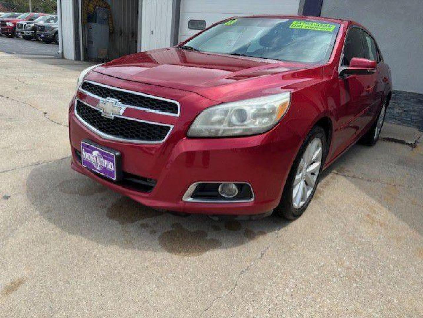 2013 RED CHEVROLET MALIBU 2LT (1G11E5SA8DF) with an 2.5L engine, Automatic transmission, located at 1100 W. Sheridan Ave., Shenandoah, 51601, (712) 246-1600, 40.765678, -95.388817 - Photo#0