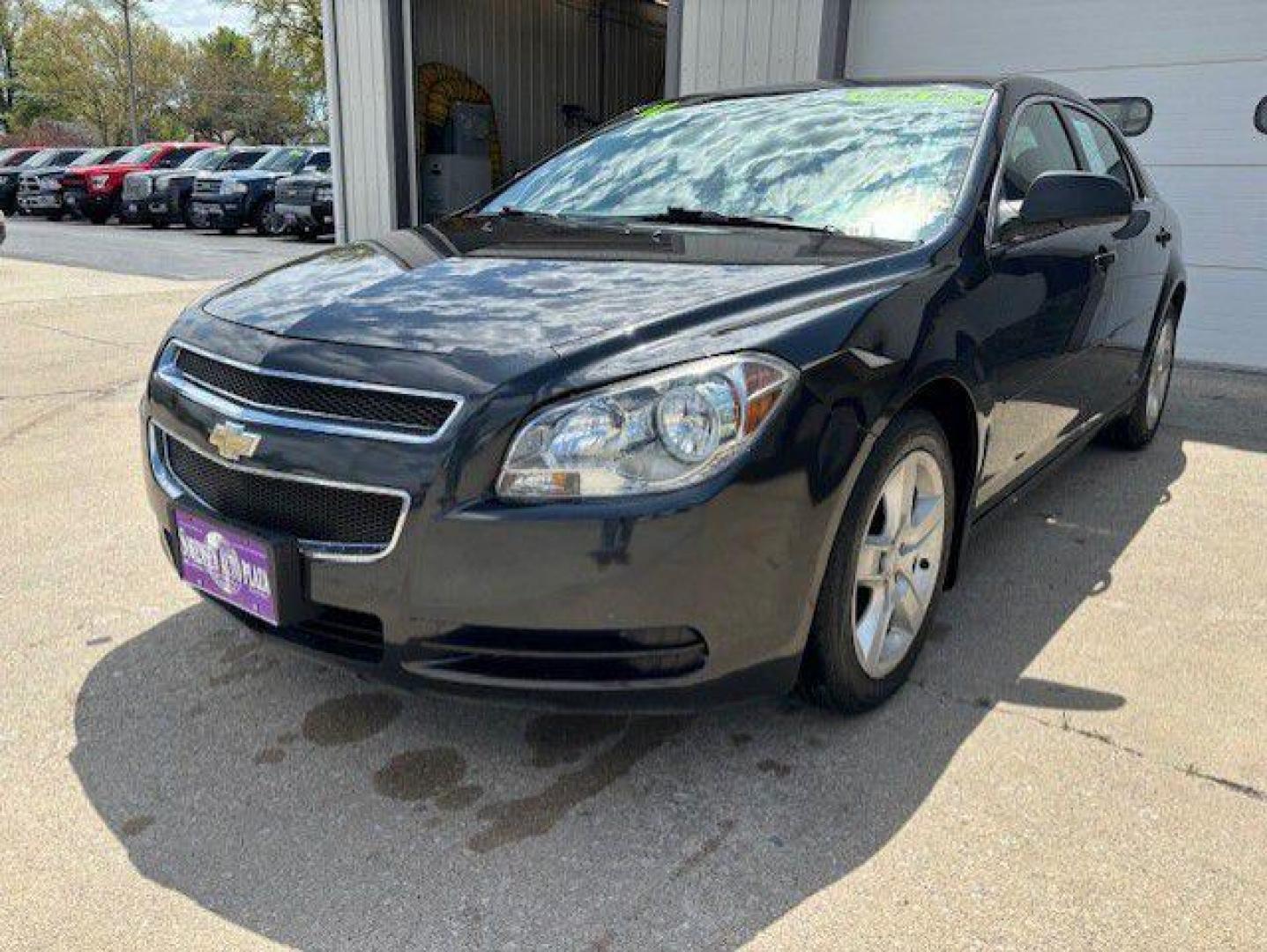 2012 BLACK CHEVROLET MALIBU LS (1G1ZB5E00CF) with an 2.4L engine, Automatic transmission, located at 1100 W. Sheridan Ave., Shenandoah, 51601, (712) 246-1600, 40.765678, -95.388817 - Photo#0