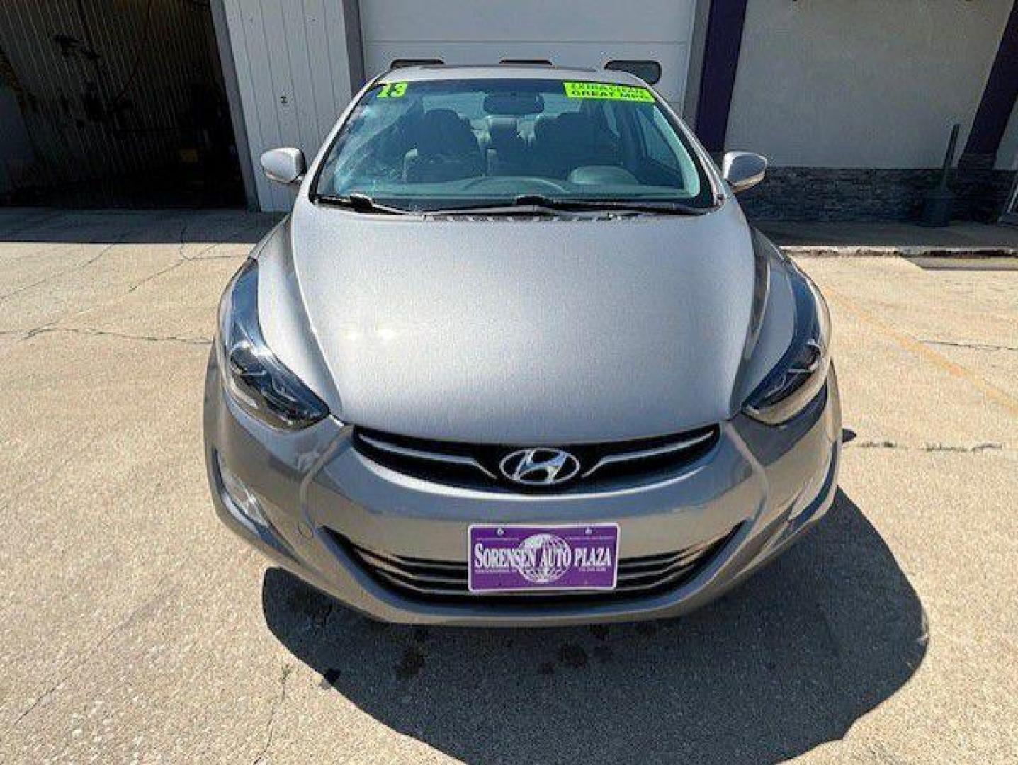 2013 GRAY HYUNDAI ELANTRA GLS (KMHDH4AE3DU) with an 1.8L engine, Automatic transmission, located at 1100 W. Sheridan Ave., Shenandoah, 51601, (712) 246-1600, 40.765678, -95.388817 - Photo#7