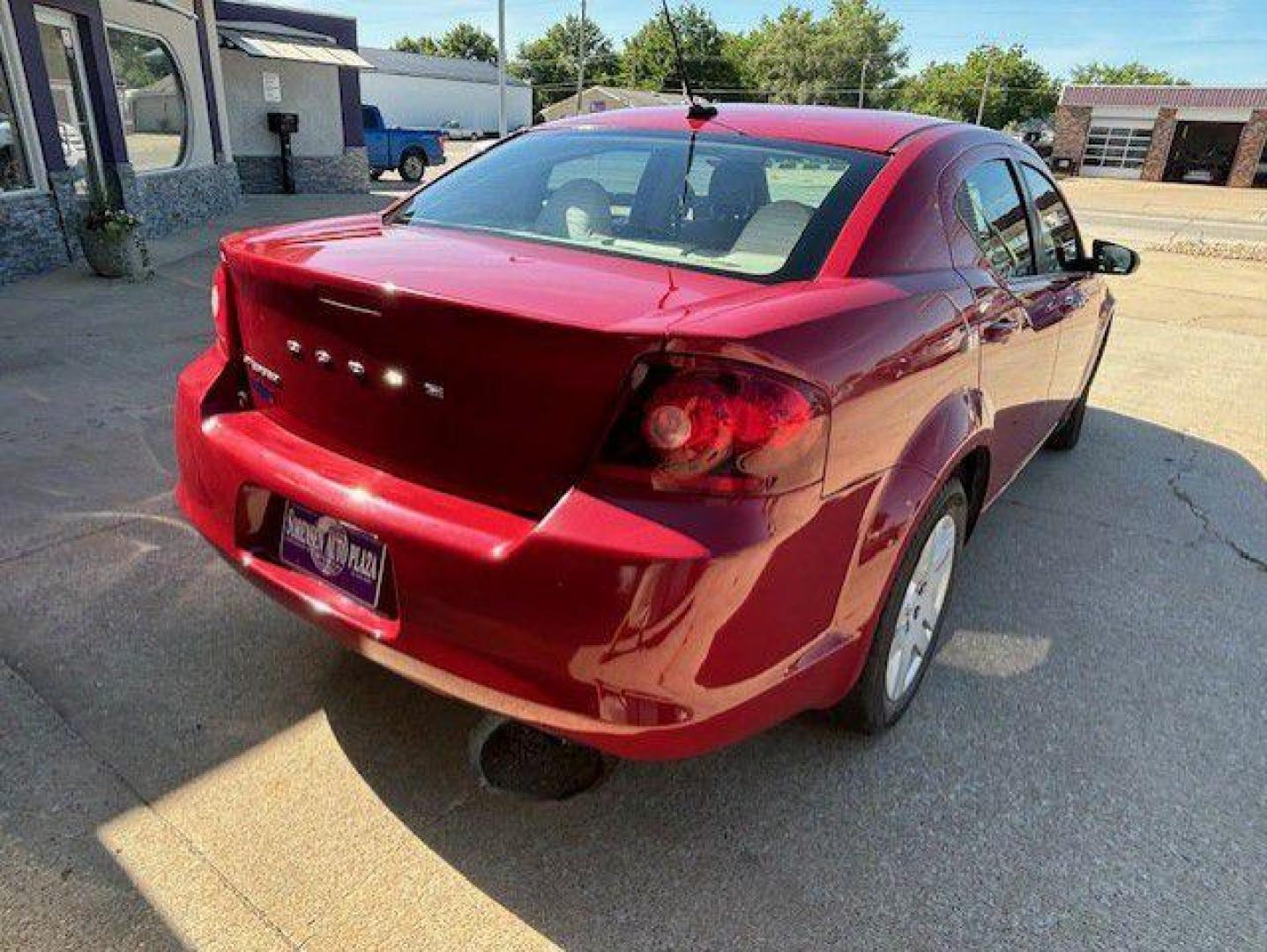 2012 RED DODGE AVENGER SE (1C3CDZABXCN) with an 2.4L engine, Automatic transmission, located at 1100 W. Sheridan Ave., Shenandoah, 51601, (712) 246-1600, 40.765678, -95.388817 - Photo#3