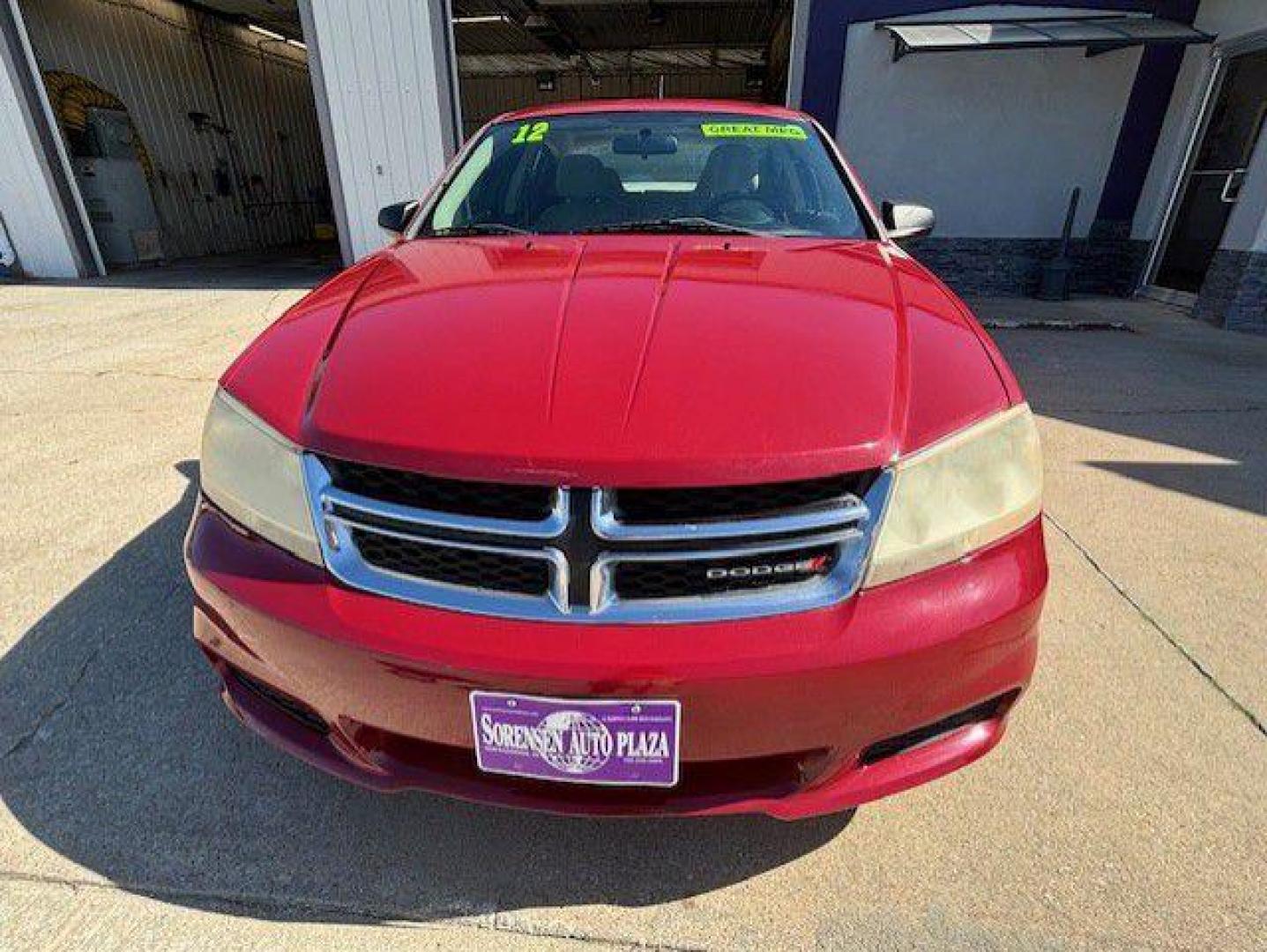 2012 RED DODGE AVENGER SE (1C3CDZABXCN) with an 2.4L engine, Automatic transmission, located at 1100 W. Sheridan Ave., Shenandoah, 51601, (712) 246-1600, 40.765678, -95.388817 - Photo#5