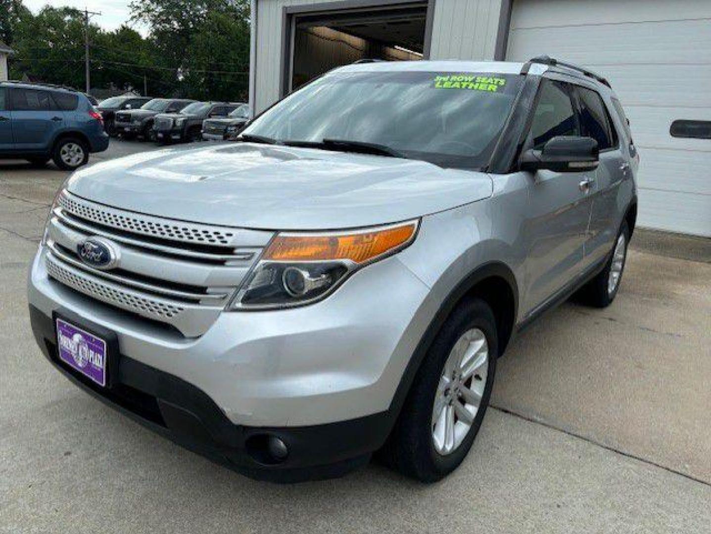 2012 SILVER FORD EXPLORER XLT (1FMHK8D89CG) with an 3.5L engine, Automatic transmission, located at 1100 W. Sheridan Ave., Shenandoah, 51601, (712) 246-1600, 40.765678, -95.388817 - Photo#0