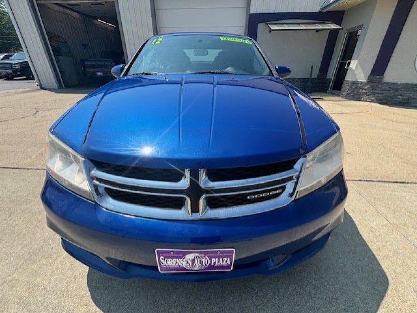 2012 BLUE DODGE AVENGER SXT (1C3CDZCB9CN) with an 2.4L engine, Automatic transmission, located at 1100 W. Sheridan Ave., Shenandoah, 51601, (712) 246-1600, 40.765678, -95.388817 - Photo#8