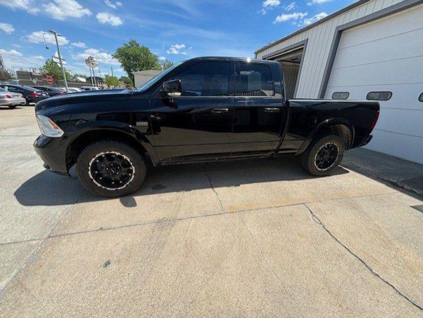 2014 BLACK RAM 1500 SPORT (1C6RR7UT2ES) with an 5.7L engine, Automatic transmission, located at 1100 W. Sheridan Ave., Shenandoah, 51601, (712) 246-1600, 40.765678, -95.388817 - Photo#1