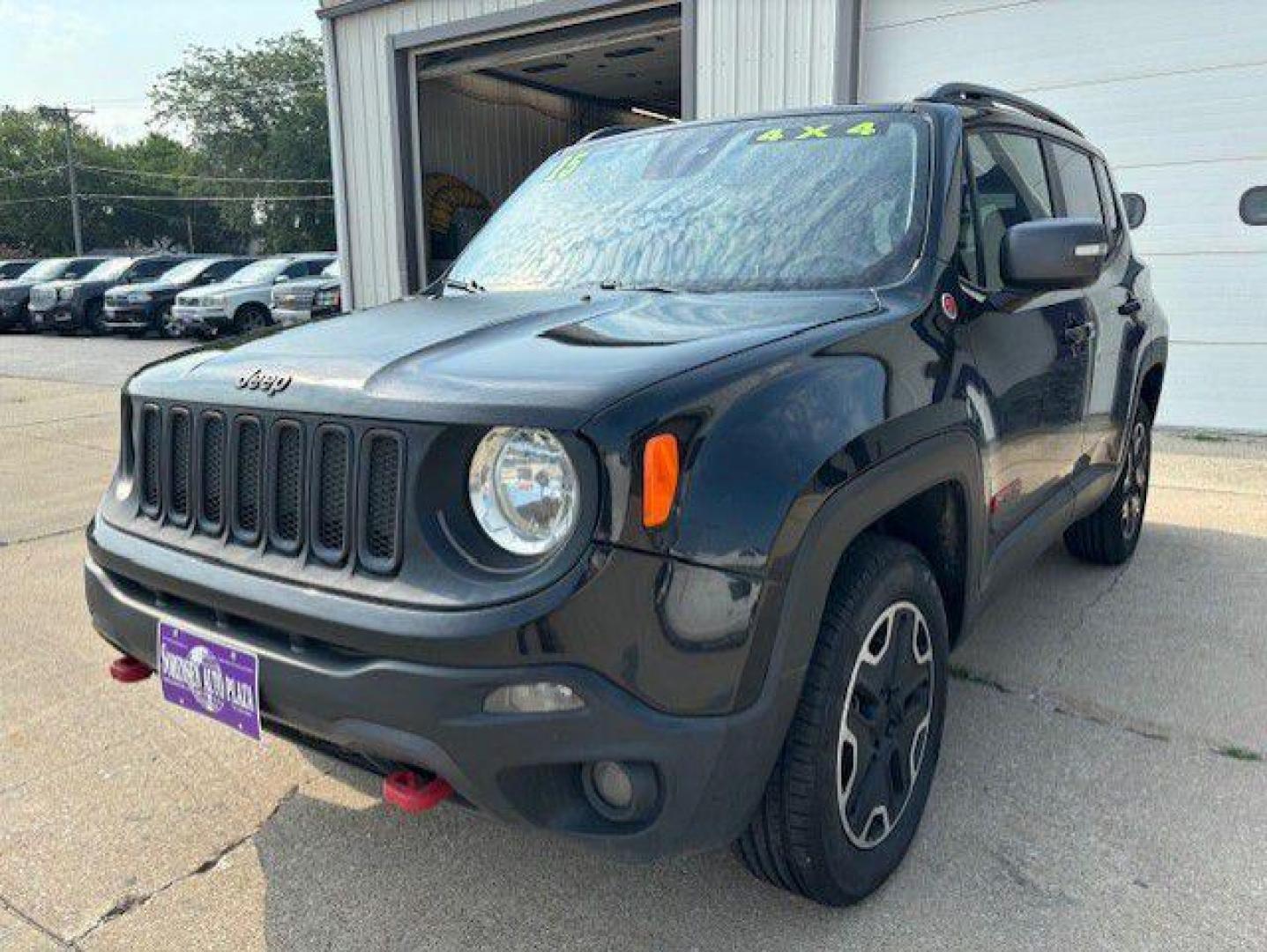 2015 BLACK JEEP RENEGADE TRAILHAWK (ZACCJBCT6FP) with an 2.4L engine, Automatic transmission, located at 1100 W. Sheridan Ave., Shenandoah, 51601, (712) 246-1600, 40.765678, -95.388817 - Photo#0