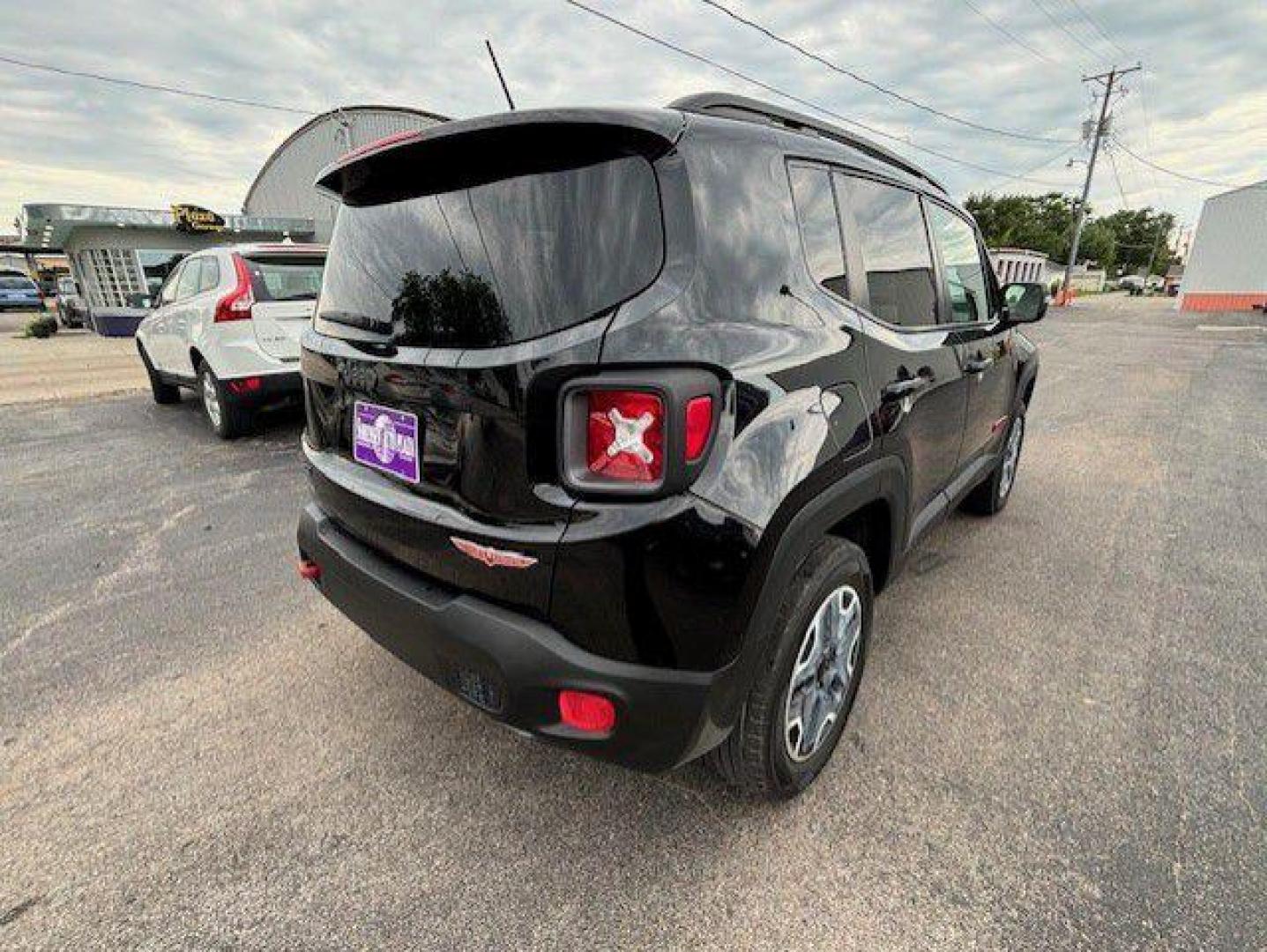 2016 BLACK JEEP RENEGADE TRAILHAWK (ZACCJBCT1GP) with an 2.4L engine, Automatic transmission, located at 1100 W. Sheridan Ave., Shenandoah, 51601, (712) 246-1600, 40.765678, -95.388817 - Photo#3