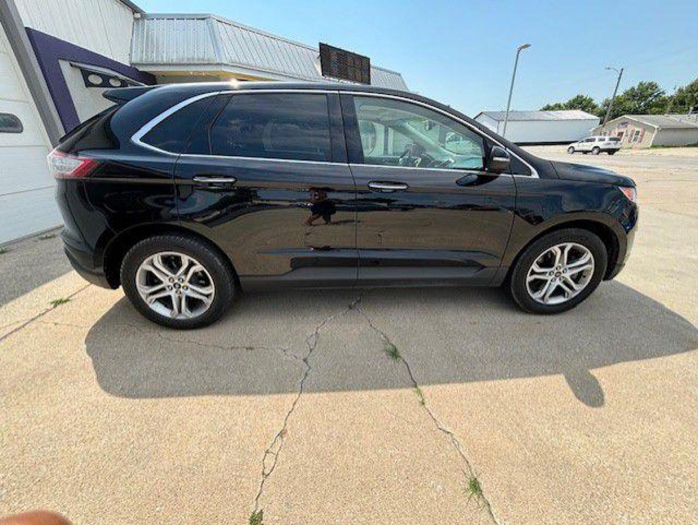 2017 BLACK FORD EDGE TITANIUM (2FMPK4K92HB) with an 2.0L engine, Automatic transmission, located at 1100 W. Sheridan Ave., Shenandoah, 51601, (712) 246-1600, 40.765678, -95.388817 - Photo#7