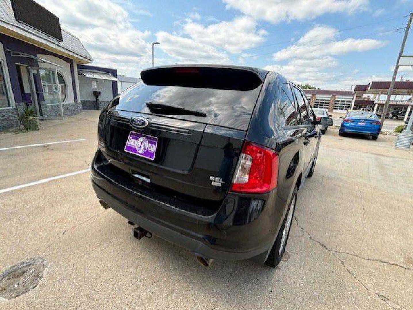 2013 BLACK FORD EDGE SEL (2FMDK4JC0DB) with an 3.5L engine, Automatic transmission, located at 1100 W. Sheridan Ave., Shenandoah, 51601, (712) 246-1600, 40.765678, -95.388817 - Photo#6