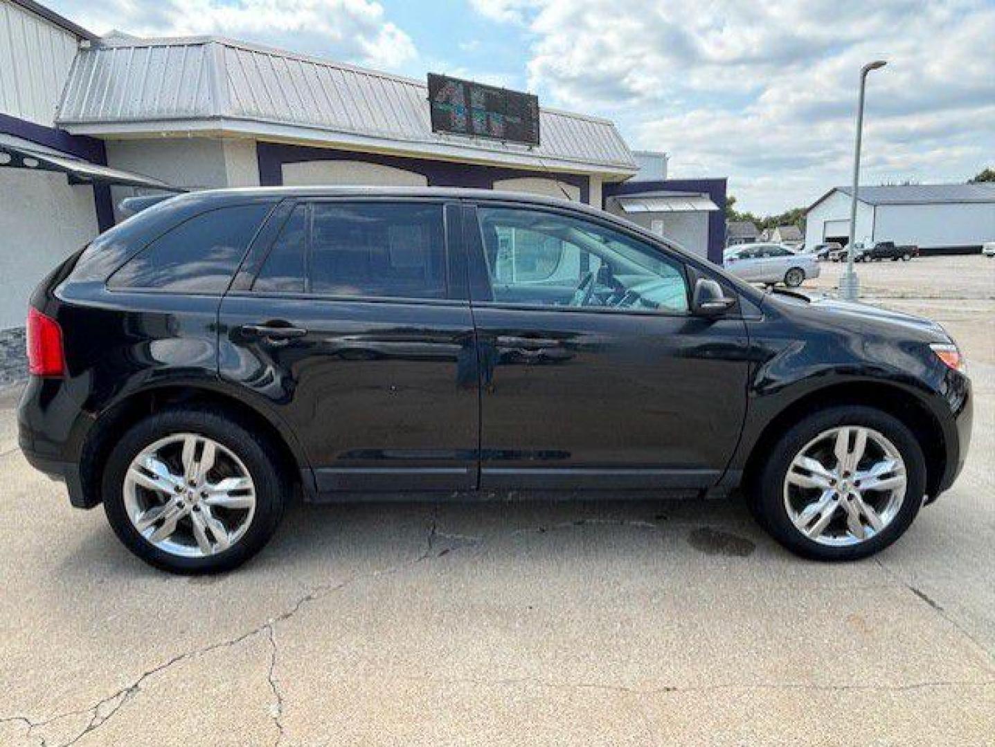 2013 BLACK FORD EDGE SEL (2FMDK4JC0DB) with an 3.5L engine, Automatic transmission, located at 1100 W. Sheridan Ave., Shenandoah, 51601, (712) 246-1600, 40.765678, -95.388817 - Photo#7