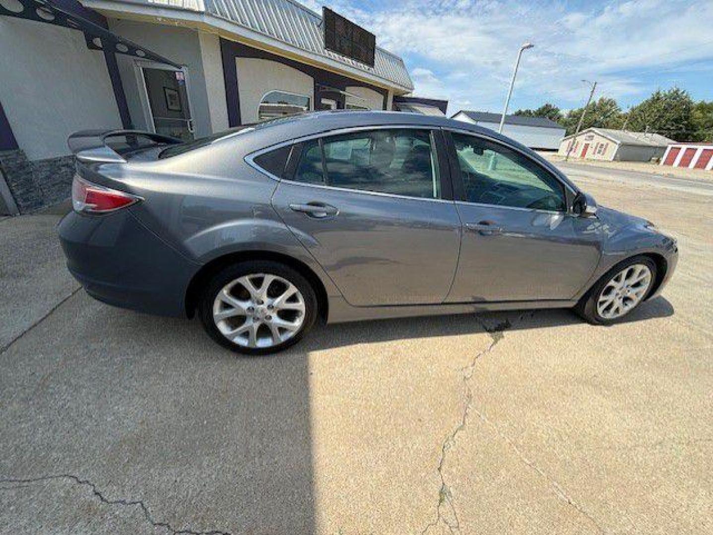 2011 GRAY MAZDA 6 S (1YVHZ8CB1B5) with an 3.7L engine, Automatic transmission, located at 1100 W. Sheridan Ave., Shenandoah, 51601, (712) 246-1600, 40.765678, -95.388817 - Photo#7