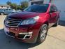 2017 RED CHEVROLET TRAVERSE LT (1GNKVGKD1HJ) with an 3.6L engine, Automatic transmission, located at 1100 W. Sheridan Ave., Shenandoah, 51601, (712) 246-1600, 40.765678, -95.388817 - Photo#0