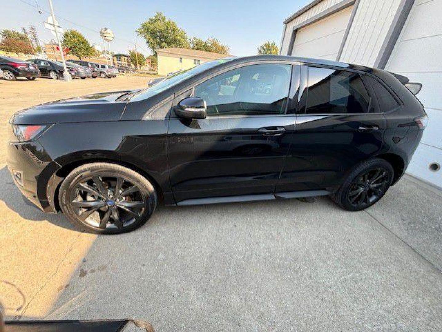 2015 BLACK FORD EDGE SPORT (2FMTK4AP0FB) with an 2.7L engine, Automatic transmission, located at 1100 W. Sheridan Ave., Shenandoah, 51601, (712) 246-1600, 40.765678, -95.388817 - Photo#1