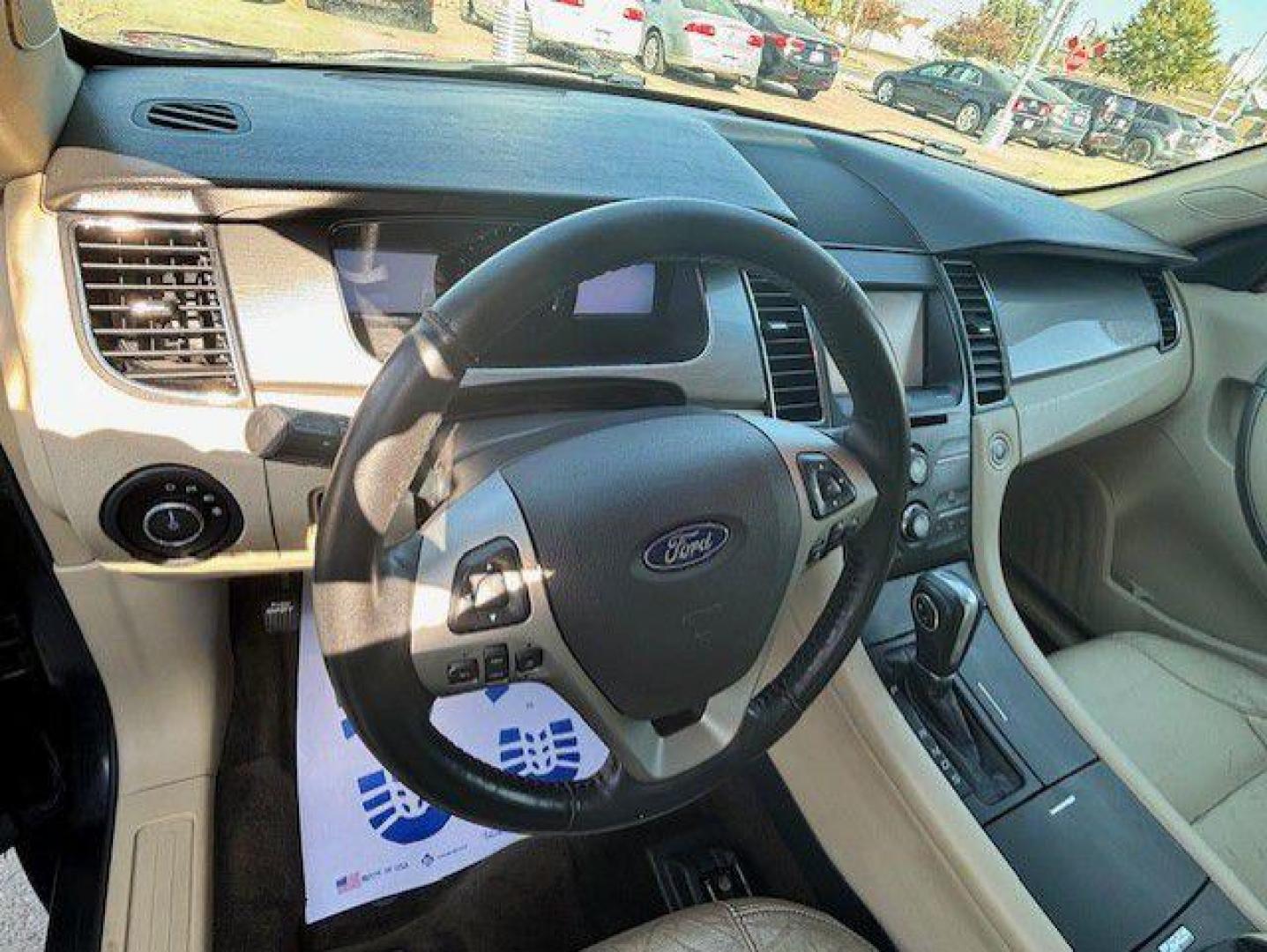 2013 BLACK FORD TAURUS SEL (1FAHP2E96DG) with an 2.0L engine, Automatic transmission, located at 1100 W. Sheridan Ave., Shenandoah, 51601, (712) 246-1600, 40.765678, -95.388817 - Photo#3