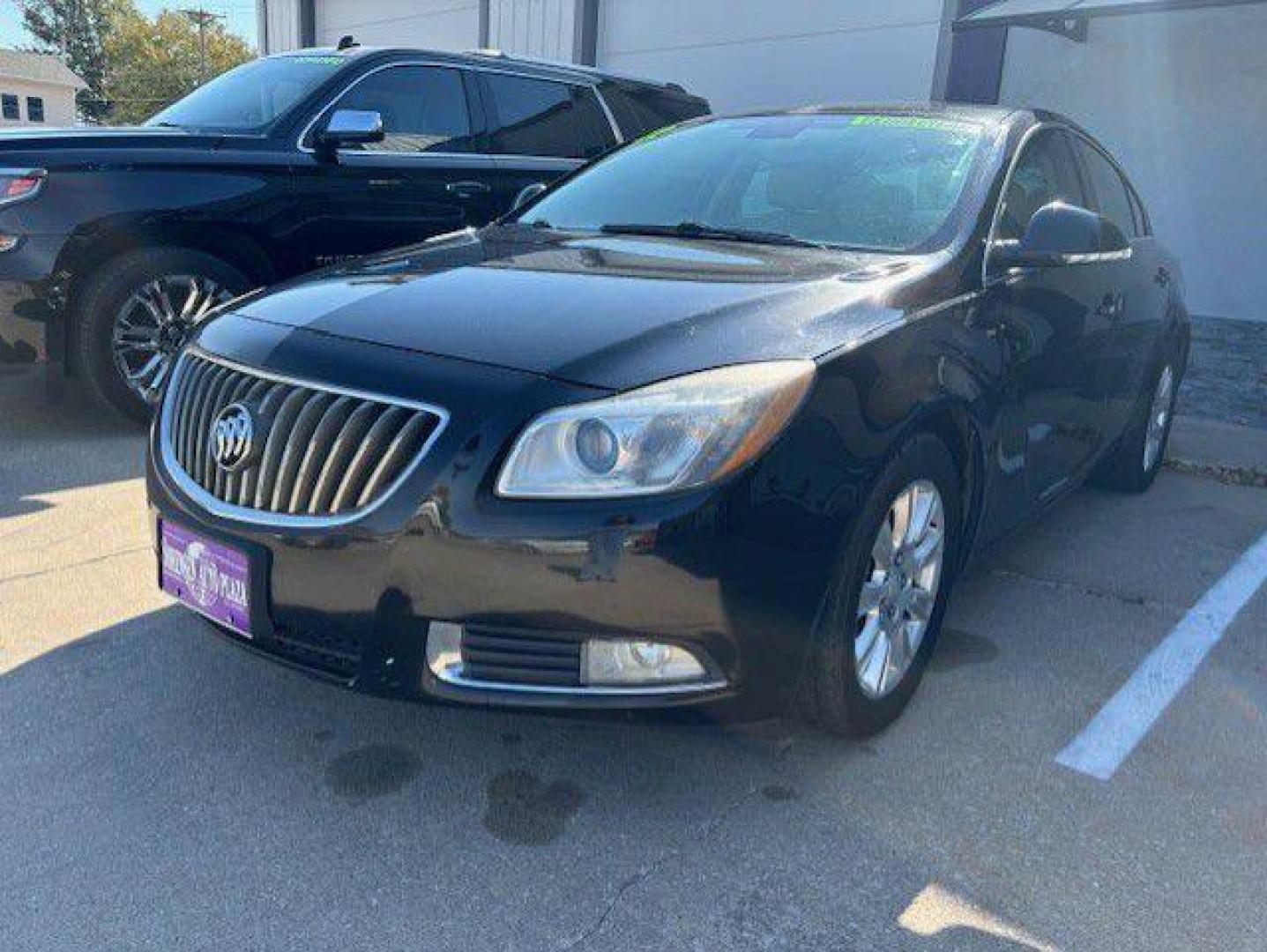 2012 BLACK BUICK REGAL PREMIUM (2G4GT5GR6C9) with an 2.4L engine, Automatic transmission, located at 1100 W. Sheridan Ave., Shenandoah, 51601, (712) 246-1600, 40.765678, -95.388817 - Photo#0