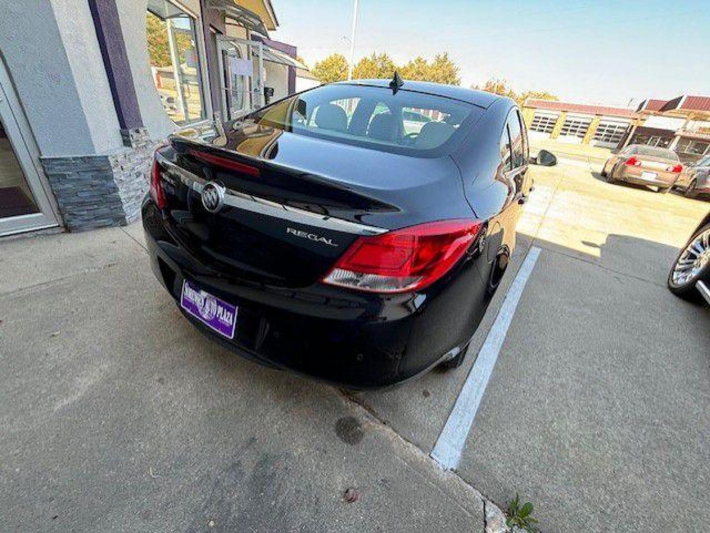 2012 BLACK BUICK REGAL PREMIUM (2G4GT5GR6C9) with an 2.4L engine, Automatic transmission, located at 1100 W. Sheridan Ave., Shenandoah, 51601, (712) 246-1600, 40.765678, -95.388817 - Photo#6