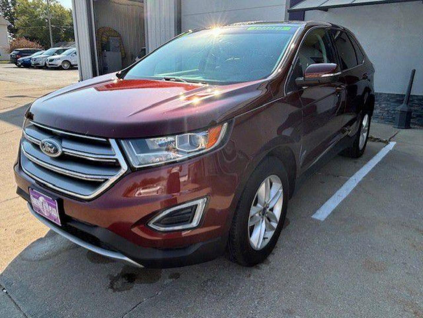 2016 BROWN FORD EDGE SEL (2FMPK4J90GB) with an 2.0L engine, Automatic transmission, located at 1100 W. Sheridan Ave., Shenandoah, 51601, (712) 246-1600, 40.765678, -95.388817 - Photo#0