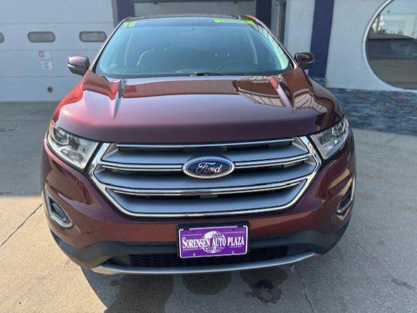 2016 BROWN FORD EDGE SEL (2FMPK4J90GB) with an 2.0L engine, Automatic transmission, located at 1100 W. Sheridan Ave., Shenandoah, 51601, (712) 246-1600, 40.765678, -95.388817 - Photo#9