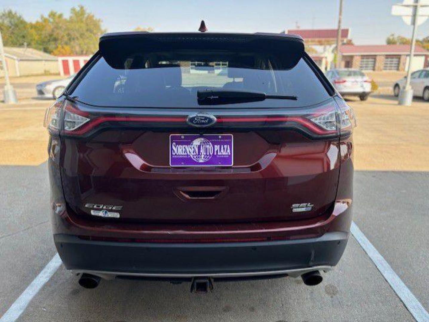 2016 BROWN FORD EDGE SEL (2FMPK4J90GB) with an 2.0L engine, Automatic transmission, located at 1100 W. Sheridan Ave., Shenandoah, 51601, (712) 246-1600, 40.765678, -95.388817 - Photo#6