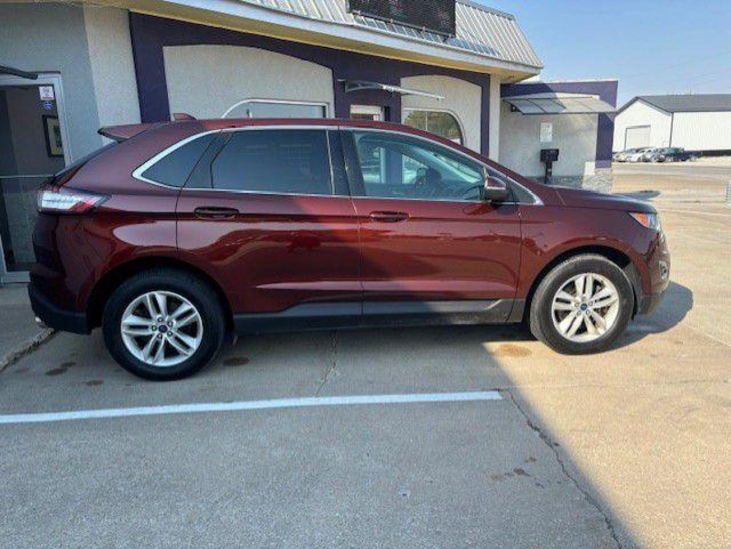 2016 BROWN FORD EDGE SEL (2FMPK4J90GB) with an 2.0L engine, Automatic transmission, located at 1100 W. Sheridan Ave., Shenandoah, 51601, (712) 246-1600, 40.765678, -95.388817 - Photo#8