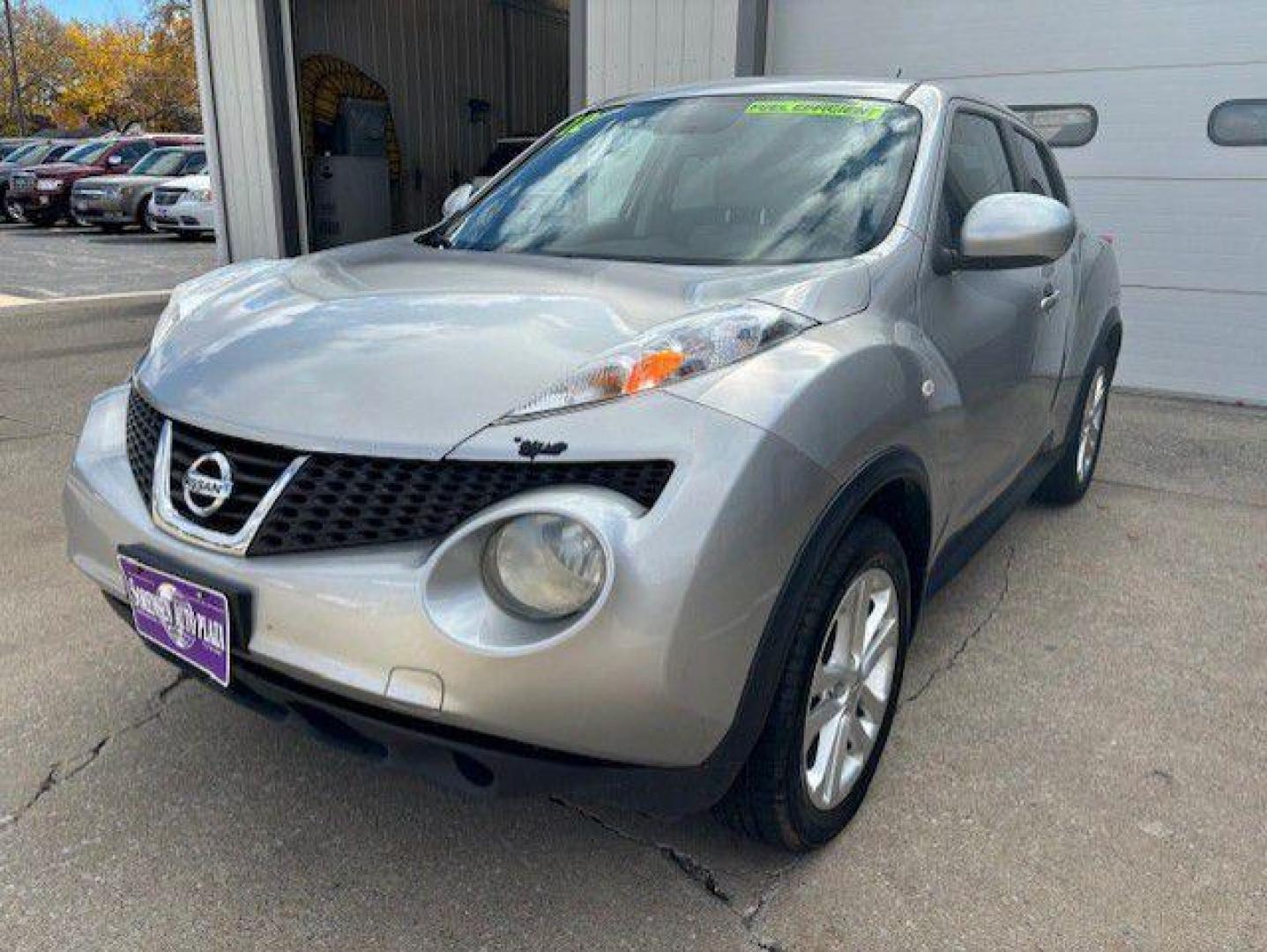 2012 SILVER NISSAN JUKE S (JN8AF5MV4CT) with an 1.6L engine, Automatic transmission, located at 1100 W. Sheridan Ave., Shenandoah, 51601, (712) 246-1600, 40.765678, -95.388817 - Photo#0