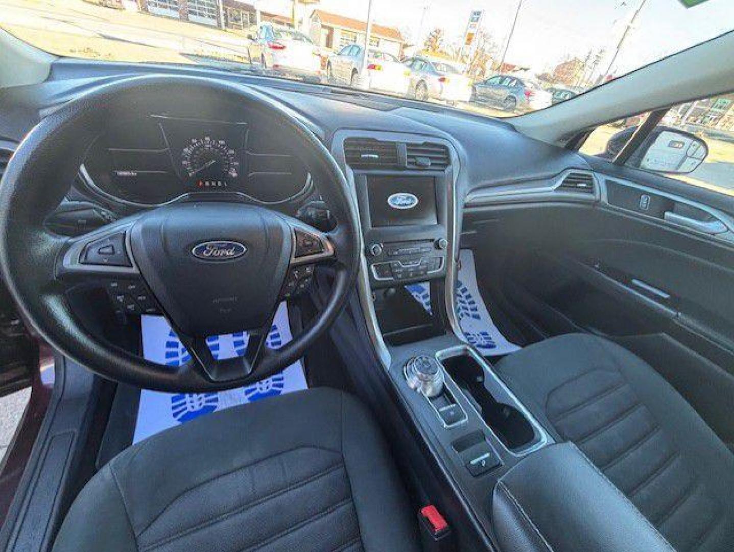 2017 MAROON FORD FUSION SE (3FA6P0H72HR) with an 2.5L engine, Automatic transmission, located at 1100 W. Sheridan Ave., Shenandoah, 51601, (712) 246-1600, 40.765678, -95.388817 - Photo#3