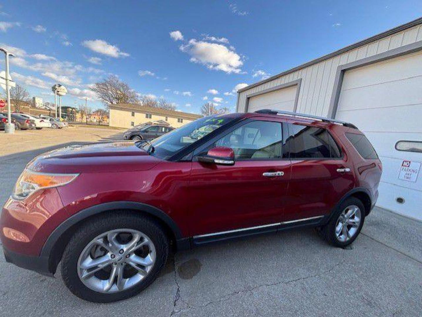 2013 RED FORD EXPLORER LIMITED (1FM5K8F82DG) with an 3.5L engine, Automatic transmission, located at 1100 W. Sheridan Ave., Shenandoah, 51601, (712) 246-1600, 40.765678, -95.388817 - Photo#1