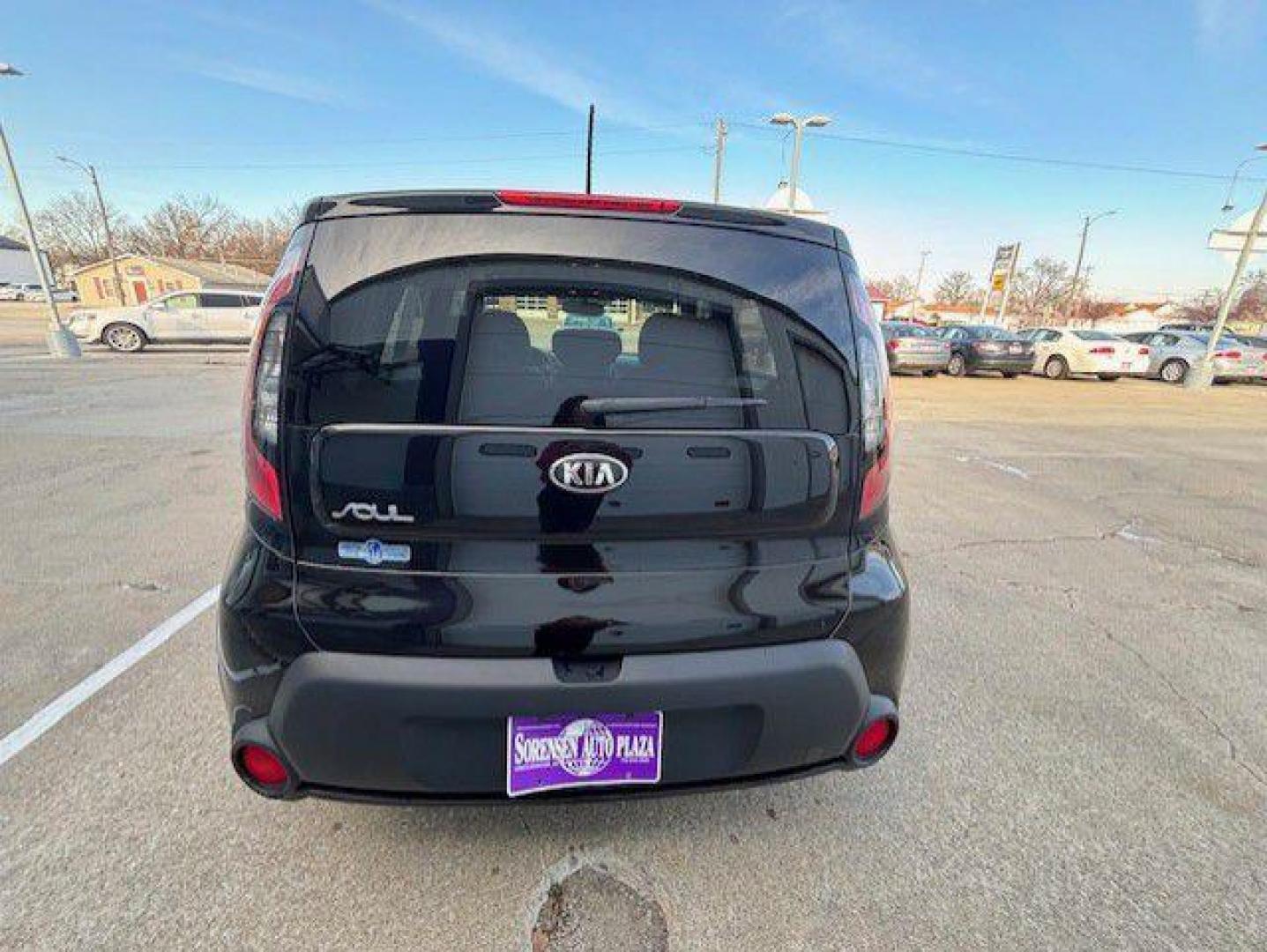 2016 BLACK KIA SOUL BASE (KNDJN2A20G7) with an 1.6L engine, Automatic transmission, located at 1100 W. Sheridan Ave., Shenandoah, 51601, (712) 246-1600, 40.765678, -95.388817 - Photo#5