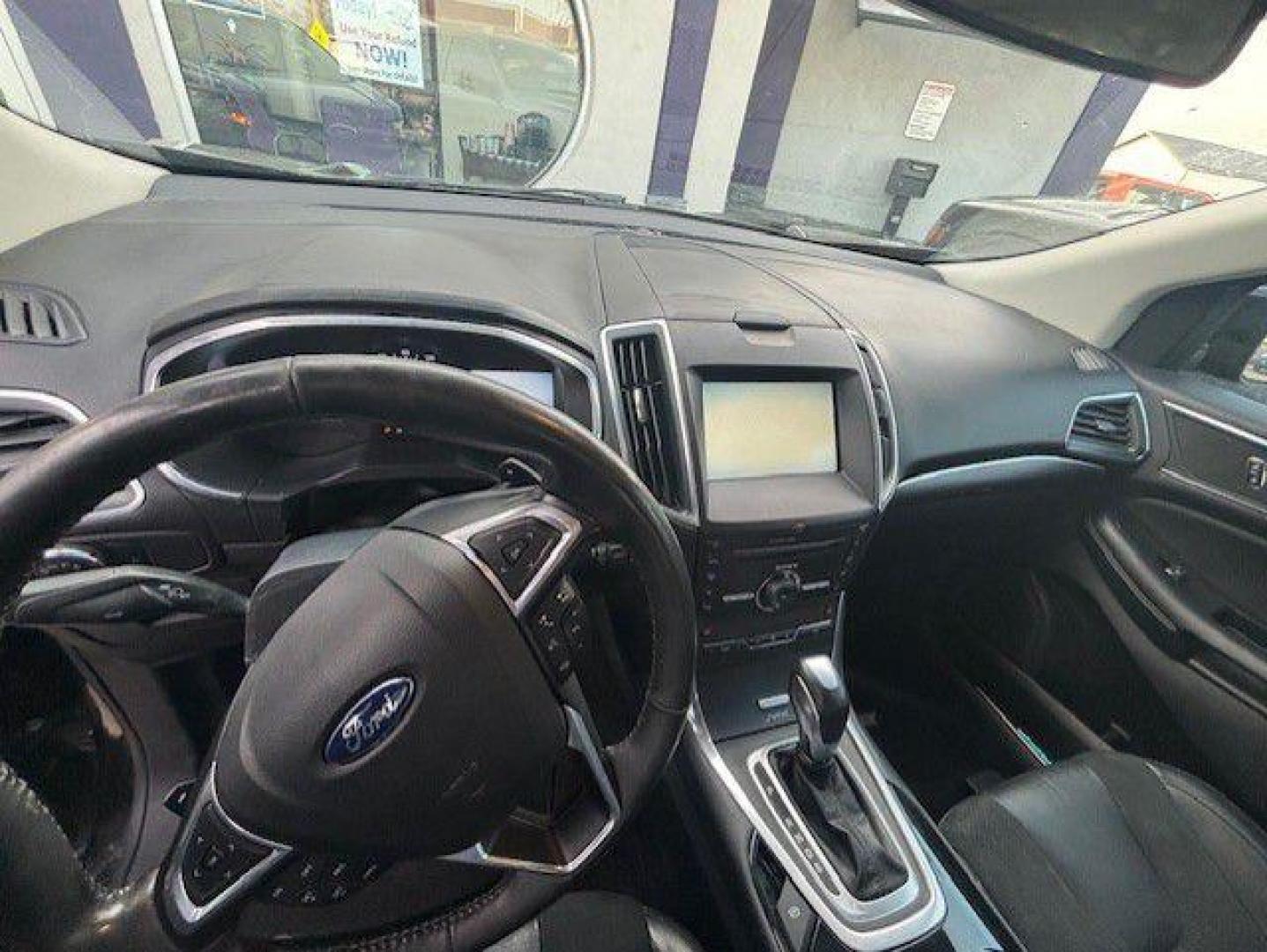 2015 BLACK FORD EDGE SPORT (2FMTK4AP5FB) with an 2.7L engine, Automatic transmission, located at 1100 W. Sheridan Ave., Shenandoah, 51601, (712) 246-1600, 40.765678, -95.388817 - Photo#3