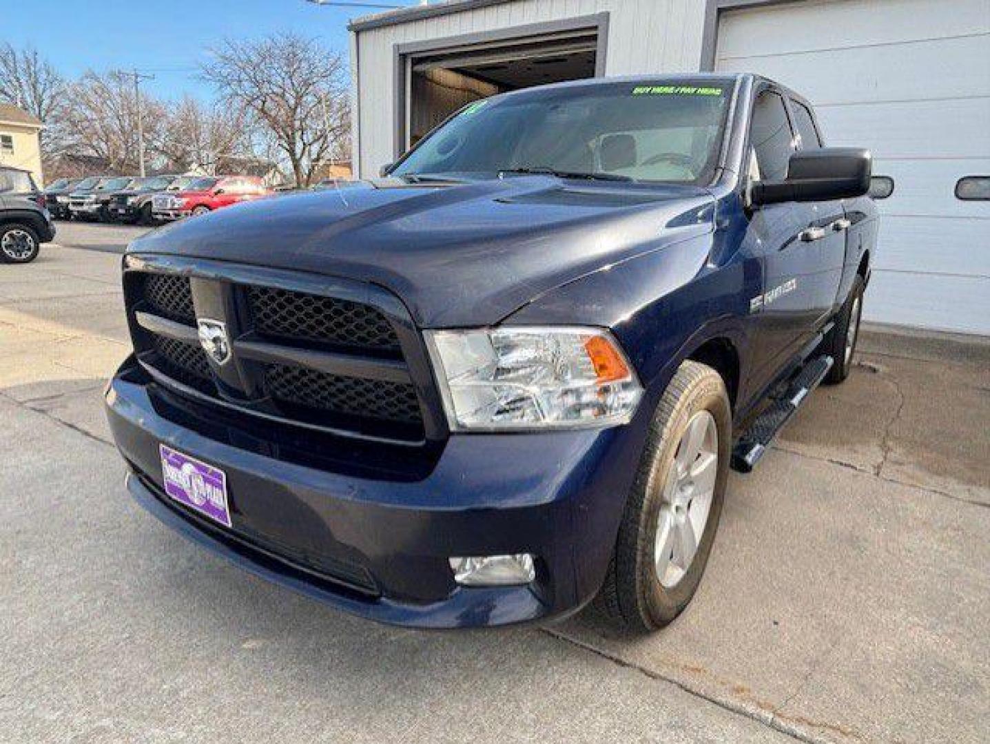 2012 BLUE DODGE RAM 1500 ST (1C6RD6FT6CS) with an 5.7L engine, Automatic transmission, located at 1100 W. Sheridan Ave., Shenandoah, 51601, (712) 246-1600, 40.765678, -95.388817 - Photo#0