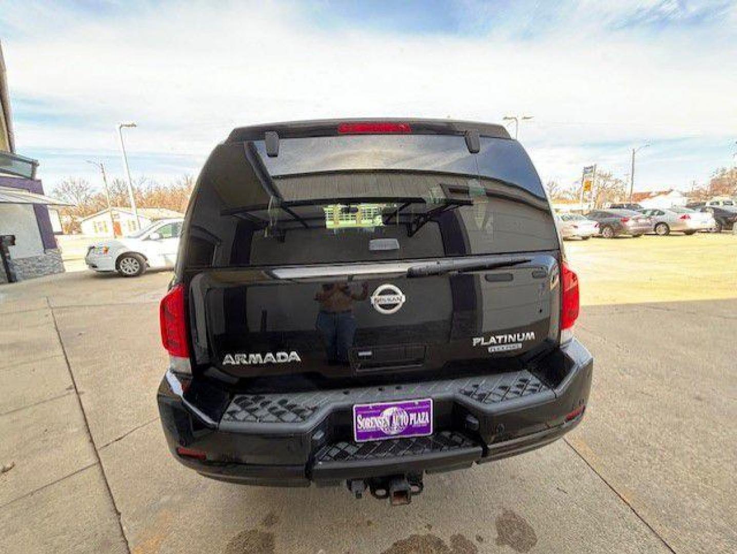 2012 BLACK NISSAN ARMADA SV (5N1BA0NE5CN) with an 5.6L engine, Automatic transmission, located at 1100 W. Sheridan Ave., Shenandoah, 51601, (712) 246-1600, 40.765678, -95.388817 - Photo#7