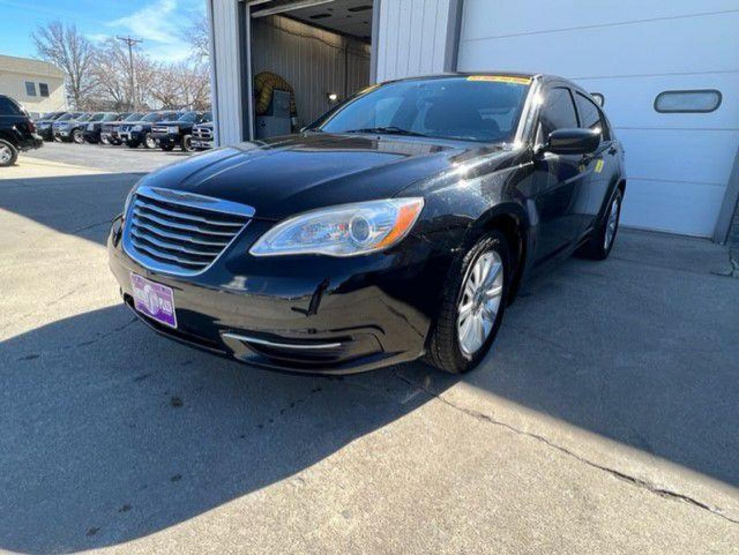 2012 BLACK CHRYSLER 200 TOURING (1C3CCBBBXCN) with an 2.4L engine, Automatic transmission, located at 1100 W. Sheridan Ave., Shenandoah, 51601, (712) 246-1600, 40.765678, -95.388817 - Photo#0