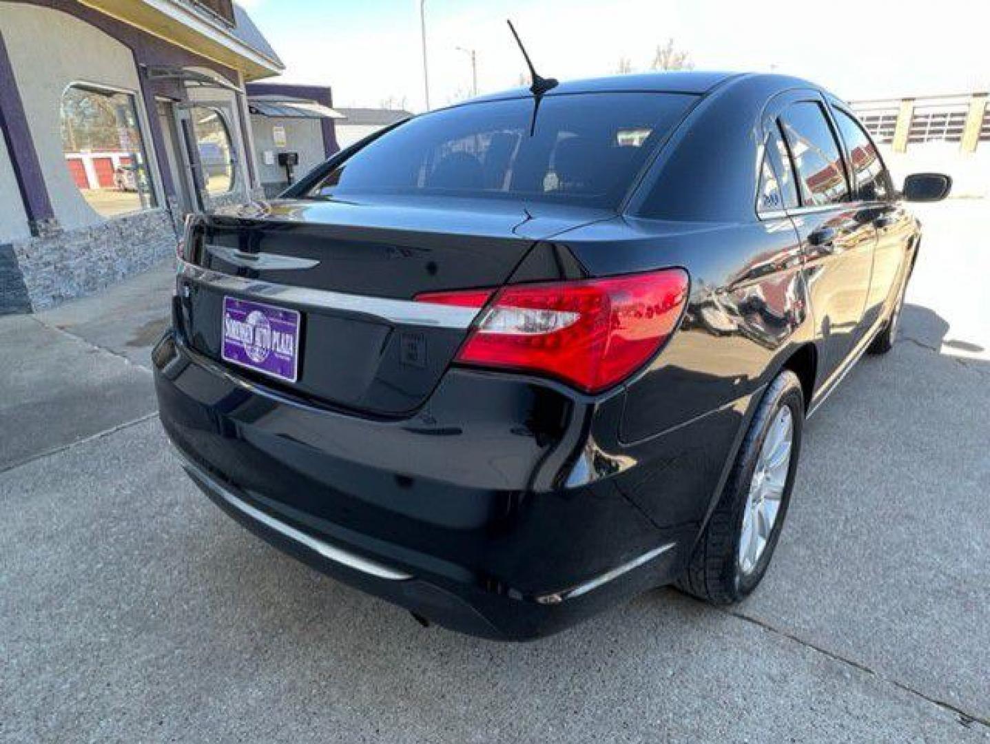 2012 BLACK CHRYSLER 200 TOURING (1C3CCBBBXCN) with an 2.4L engine, Automatic transmission, located at 1100 W. Sheridan Ave., Shenandoah, 51601, (712) 246-1600, 40.765678, -95.388817 - Photo#1