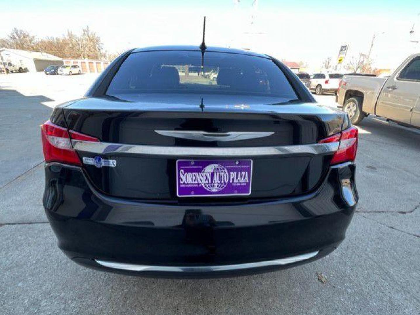 2012 BLACK CHRYSLER 200 TOURING (1C3CCBBBXCN) with an 2.4L engine, Automatic transmission, located at 1100 W. Sheridan Ave., Shenandoah, 51601, (712) 246-1600, 40.765678, -95.388817 - Photo#7